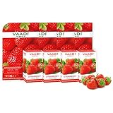 Vaadi Herbals Value Strawberry Facial Bars with Grape Seed Extract 25gm x 4
