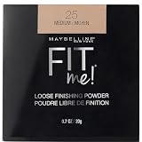 Maybelline New York Fit Me Loose Finishing Powder Silky and Lightweight Naturallooking beautiful skin Quick blendable skinfriendly flawless makeup Loose Powder Medium20 grams