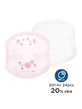Mee Mee Disposable Nursing Maternity Breast Pads 24 Pcs Ultra Thin Honeycomb Pads with Leak Guard Super Absorbent Soft Cotton Compact Leakproof SkinFriendly Breastfeeding Pads for New Moms