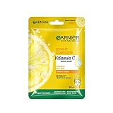 Garnier Vitamin C Sheet Mask Hydrating Brightening AntiDark Spots 28g Hydrates skin boosts the skins overall glow reduces dark spots Enriched with lemon and Vitamin C