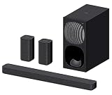 Sony HTS20R Real 51ch Dolby Digital Soundbar for TV with subwoofer and Compact Rear Speakers 51ch Home Theatre System 400WBluetooth USB Connectivity HDMI Optical connectivity