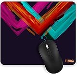 Tizum Mouse Pad with AntiSlip Rubber Base UltraSmooth Surface Washable SpillResistant Print Design Computer Mouse Mat for Laptop Desktop Office