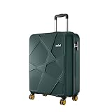 Safari Cabin Polypropylene Spinner Pentagon Pro 8 Wheels 55Cm Trolley Bag Hard Case 360º Wheeling CarryOn Luggage for Men Women Travel Bag Suitcase for Travel Dusk Green