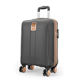 Safari Thorium Royale 8 Wheels Spinner 55cm Cabin Trolley Bag Hard Case Carryon Polycarbonate Luggage TSA Lock Wet Pouch Organized Interior Suitcase for Travel Trolley Bags for Travel Gun Metal