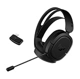 ASUS TUF Gaming H1 Wireless Headset Discord Certified Mic 71 Surround Sound 40mm Drivers 24GHz USBC Lightweight 15 Hour Battery Life for PC Mac Switch Mobile Devices PS4 PS5 Black
