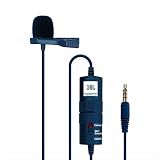 Jbl Commercial Cslm20B Blue Edition Battery Powered Lavalier Microphone For Content Creation Vlogging VoiceoverDubbing Recording Auxiliary