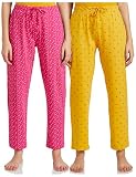 Symbol womens Cotton Ankle Length Regular Fit Pyjama set Available in Plus Sizes