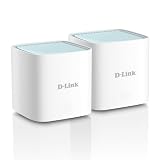 DLink M15 WiFi 6 Speed 1500 Mbps Pack of 2 Covers Upto 4000 Sq Ft Dual Band Gigabit Port AI Powered Mesh Router Seamless Whole Home MTCTE Certified