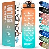 Boldfit Water Bottles Sipper Bottle For Adults KidsUnbreakable Motivational Water Bottle Time Mark Sipper With Straw Time For Gym Office School Home Water Bottle for Kids