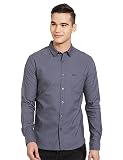 The Indian Garage Co Men Slim Fit Solid Full Sleeves Spread Collar Casual Shirt