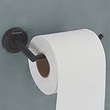 Primax Stainless Steel Toilet Paper Roll HolderToilet Paper Holder in BathroomKitchenBathroom Accessories Black