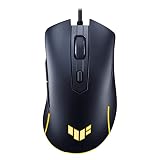 ASUS TUF Gaming M3 Gen II Gaming Mouse Wired 59g Lightweight IP56 dust Water Resistance Antibacterial Guard 8K DPI Optical Sensor 6 Programmable Buttons Teflon Mouse feet Black