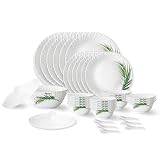 Larah Opalware Dinner Set Of 40 Pcs 1800