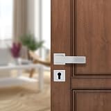 amazon basics Door Handle for Main Door Main Door Handle 53 inch Length of Handle for Grip Brass crom Finish Zinc Alloy