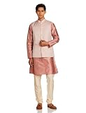 Symbol Mens Cotton Blend Printed Kurta Pyjama Set