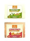 Khadi pure Herbal Jasmine Rose Honey Soap 125g Pack of 2 250g