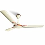 LONGWAY Wave P1 1200 mm48 inch Ultra High Speed 3 Blade AntiDust Decorative Ceiling Fan 2 Years Warranty Ivory Pack of 1