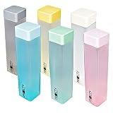 Frosty Plastic Food Grade Fridge Square Water Bottle Gift Set6 pieces 1LAssorted 950 milliliter