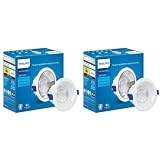 PHILIPS 12 Watt Round Spot Lightpack of 2 at Rs673