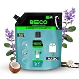 Beco Natural Liquid Detergent Top Load 4L Refill Pack Tough Stain Removal Lavender Vanilla Freshness Retains Brightness Shine Chemical Free Top Load Washing Machine Detergent Liquid