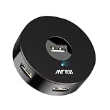 Booster 422 Round Shape 4Ports USB A to USB 30 HUB with HighSpeed Data Transfer Fast Charging Compatible for MacBook Microsoft Surface Laptops Notebooks Desktops Black