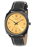 French Connection Solistice Mustard Dial Mens Analogue Watch FCN084BBL