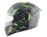 Vega Full Face Motorcycle Helmet with Lightweight Shell for 1038