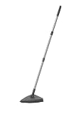 BonKaso Stainless Steel Microfiber Triangle Flat Mop with 360 Rotating Head for All Types of Floor Cleaning Grey