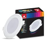 Havells Polycarbonate Luna 6W Downlight for Junction Box Round Colour Warm White 3000K 3 inch Cutout 22mm Height High Voltage Protection Upto 4KV Pack of 1