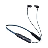 pTron Tangent Evolve w 50Hrs PlaytimeHD MicPristine Sound14mm DriversBluetooth V53 wDualDevice Pairing Wireless NeckbandMagnetic BudsVoice AssistantTypeC Charging IPX4BlackBlue in_ear
