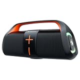 ZEBRONICS 30 Watts Portable Bluetooth Speaker 10 Hours Playback Dual 66cm Powerful Drivers Dual Passive Radiator mSD TWS Call Function BTv53 USB RGB LED Sound Feast 200