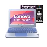 Lenovo Chromebook Intel Celeron N4500 4GB RAM64GB eMMC 51116 Inch 2946cmHD Display2Wx2 Stereo SpeakersHD CameraChrome OSBlue121Kg 82UY0014HA