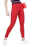 Tokyo Talkies Womens Slim Fit Regular Trousers Stretchable Trousers MidRise