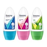 Rexona Women Underarm RollOn Deodorant Combo of 3 Aloe Vera Shower Fresh Powder Dry Underarm Roll on 50ML each