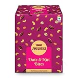 Unibic Swaadesi 100 Date Nut Bite I Date Bites I Dates Barfi Made with Dates Almonds Cashew and Pistachio I Dry Fruits Nuts Healthy Delicious Indian Sweets Gluten Free I 300 Gm 30 gm10