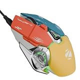 Zebronics Transformer M Plus Wired Gaming Mouse Up to 12800 DPI 6 Buttons with a 6Level DPI Switch 8 RGB Modes 1000Hz Polling Rate 15m Detachable Cable Gaming Grade Sensor Multicolor
