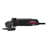 Kress KU712 1100W 125mm Angle Grinder Compact Lightweight 49Inch Grinder with 11000 RPM Speed LockOn Slide Switch DustProof Bearings Spiral Bevel Gears Includes Handle Spanner