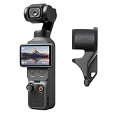 DJI Osmo Pocket 4 Standard 3Axis Gimbal Camera with 4K Video AI Tracking Touchscreen Display Portable Stabilized Vlogging Camera for Travel YouTube Content Creation Wireless Mic Wide Angle Lens Magnetic Fill Light 128GB Memory Card