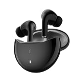 FireBoltt Aero TWS Earbuds Custom EQ Wireless Bluetooth 54 Music App Support 50H Playtime Fast Charging Case 50ms Low Latency for Gaming Touch Controls IPX4 Waterproof Clear Calls Black