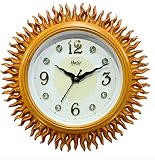 Matiz Analog 30 cm X 30 cm Wall Clock Brown with Glass Standard 327 Light Brown