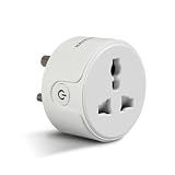 Havells 10 A WiFi Smart Plug White with Voice Control Energy Monitoring Compatible with Alexa and Google Assistant