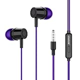 Kratos E02 Purple Wired Earphones 99