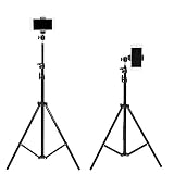 Kratos Premium 84 Inch 7 feet Tripod Stand Adjustable and Portable Design with Mobile Clip Holder Perfect for Ring Light Photography Videography Live Streaming Compatible with All Mobiles