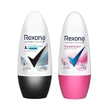 Rexona RollOn Deodorant Invisible Dry Powder Dry Motion Activated Deo for Women up to 72Hr odour protection 45 ML each