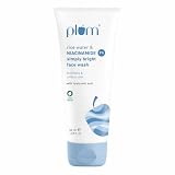 Plum Simply Bright 2 Niacinamide Face Wash With Rice Water Brightens Skin Helps Fade Blemishes Softens Smoothens Skin Gentle NonDrying Women Men 100 Vegan 50 ml