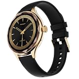FireBoltt Phoenix Aura Women Smart Watch with 126 DiamondCut HD Display Rotating Crown Wireless Charging Bluetooth Calling Voice Assistant 120 Sports Modes Carbon Black