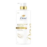 DOVE Peptide Bond Strength Shampoo 1000 ml for Dry Damaged Hair with Protein Peptides BioProtein Care Repairs Hair Bonds 20X Stronger Hair Vegan PETA Approved