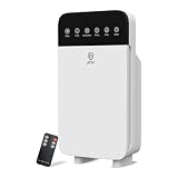 pTron EaseMate Air Purifier H1 for Home Office 4Stage Filtration HEPA 13 Filter Activated Carbon Removes 9997 Pollutants Allergens Pet Danger Smoke Dust Pollens Long Filter Life White