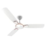 Crompton Highspeed Toro 1200 mm Designer Ceiling Fan BEE Star Energy Rating AntiDust Active Power Technology Upto 50 Less Heating 2 Year Manufacturer Warranty Silver Magic White