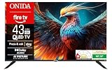 Onida 108 cm 43 inch QLED Ultra HD 4K Smart Fire TV 21499